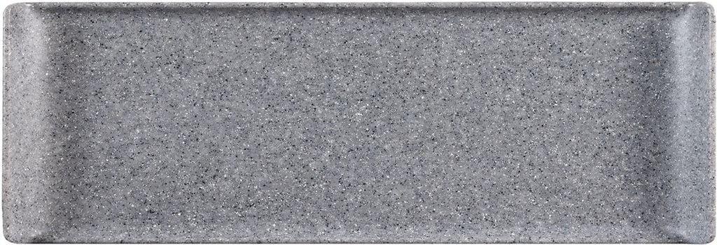 Schaal rechthoek 55.3cm x 15.2cm Melamine Trays Granite Plastic Churchill