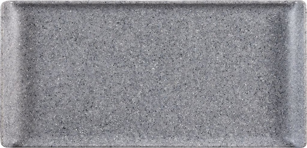 Schaal rechthoek 30.0cm x 14.5cm Melamine Trays Granite Plastic Churchill