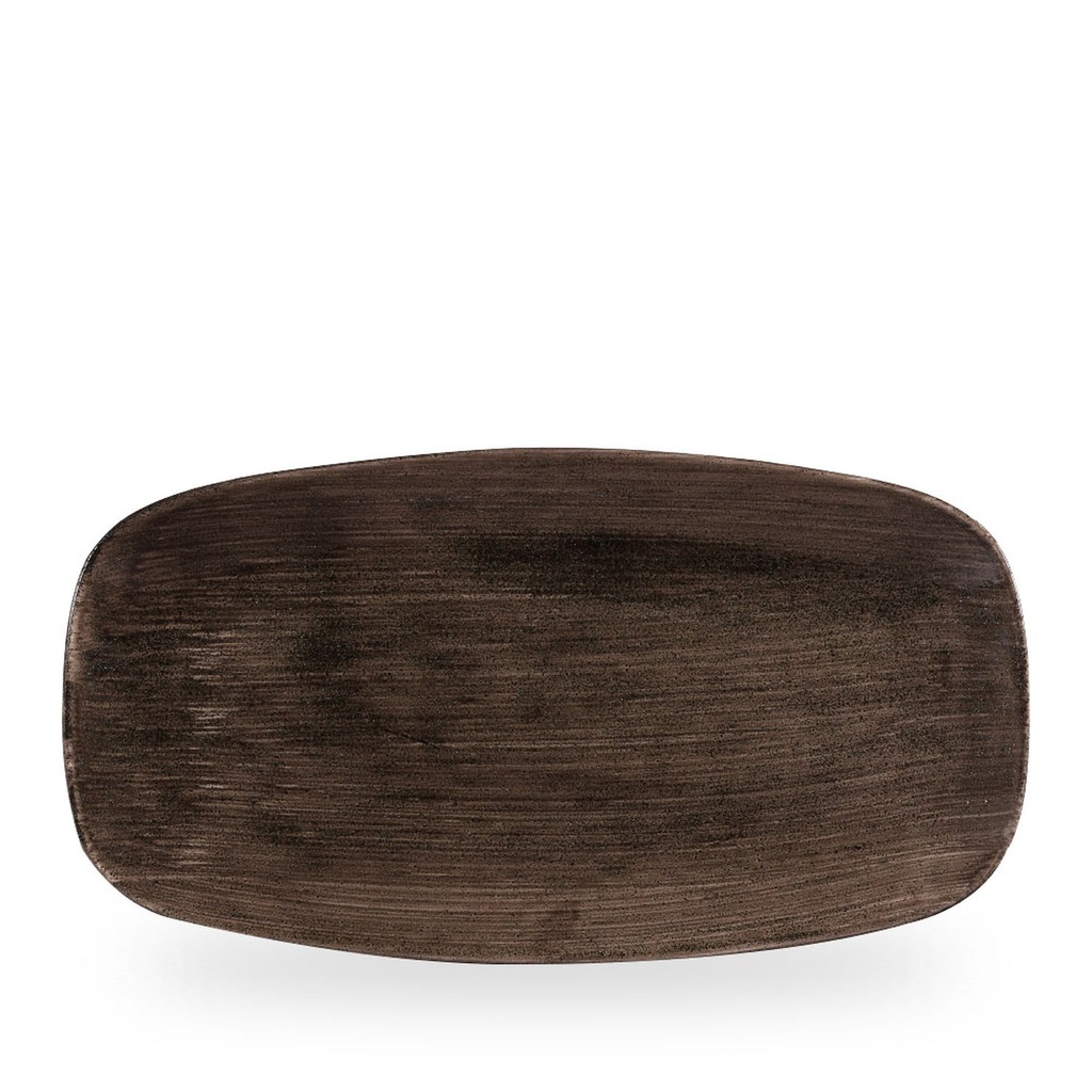 Schaal rechthoek 35.5cm x 18.9cm Stonecast Patina Iron Black Churchill