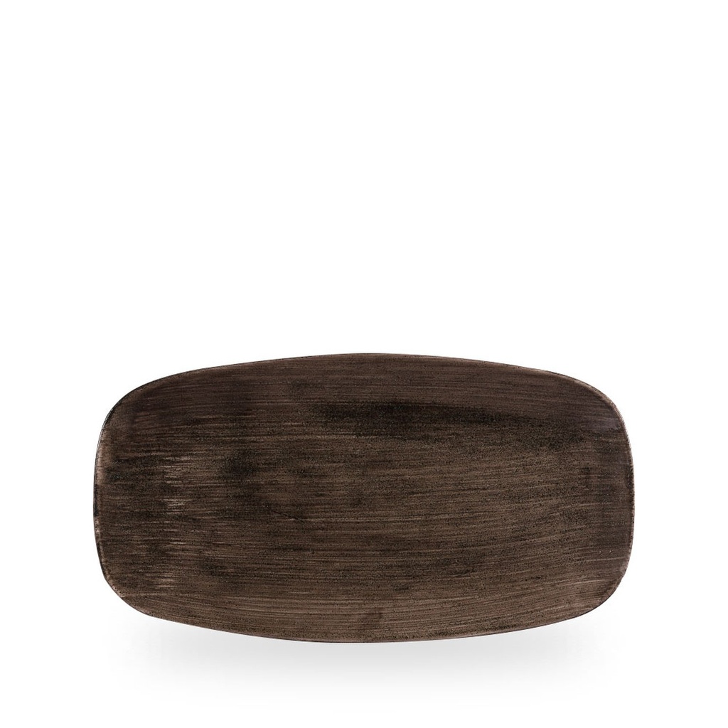 Schaal rechthoek 29.8cm x 15.3cm Stonecast Patina Iron Black Churchill