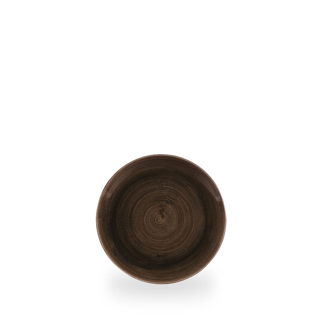 Bord coupe 16.5cm Stonecast Patina iron black Churchill