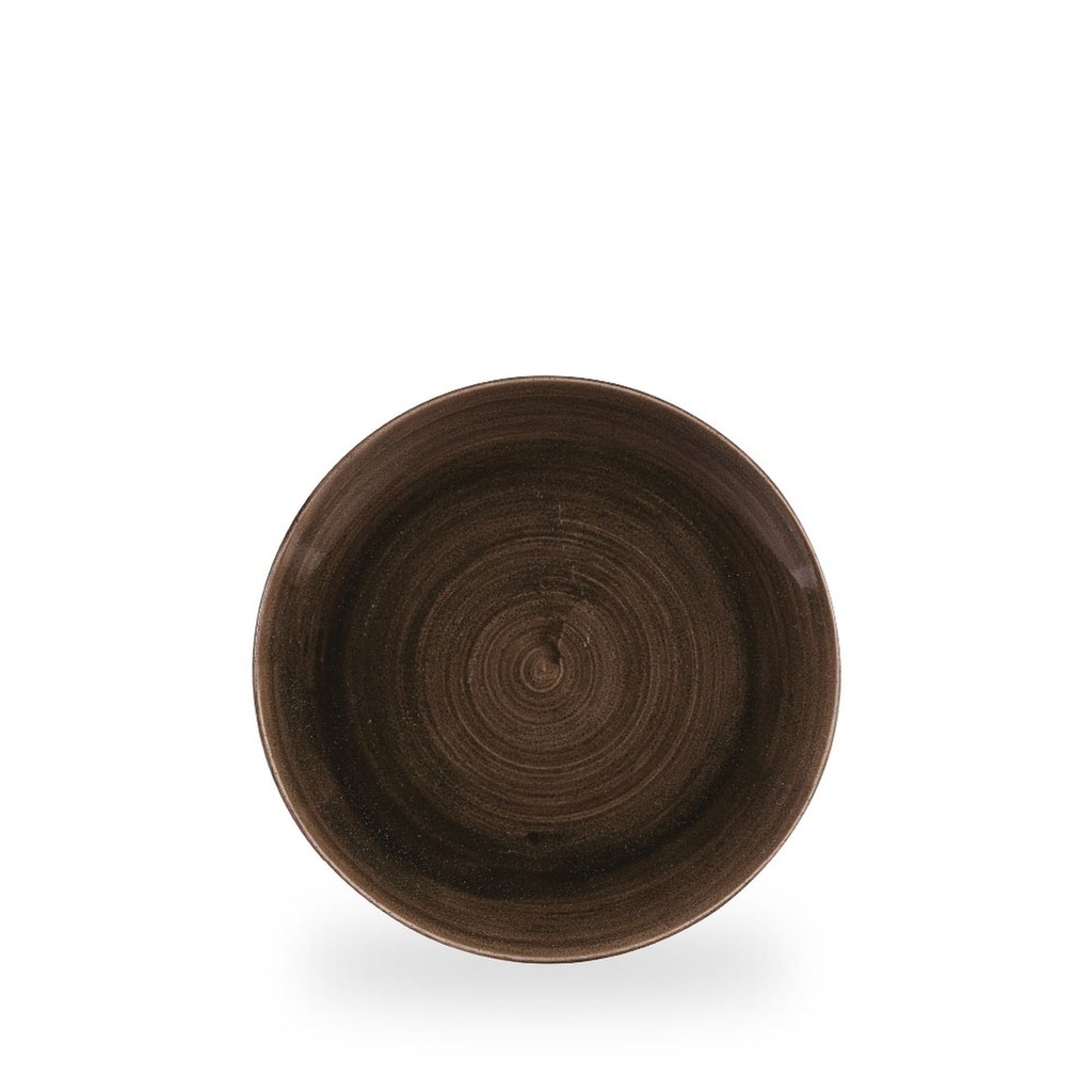 Bord coupe 21.7cm Stonecast Patina Iron Black Churchill