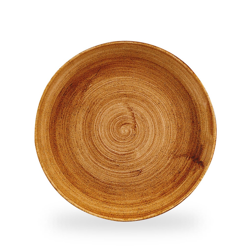 Bord coupe 28.8cm Stonecast patina vintage copper Churchill