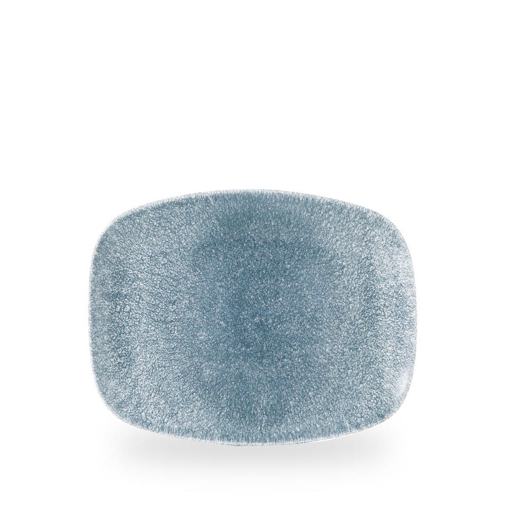 Schaal rechthoek 26.1cm x 20.2cm Raku topaz blue Churchill