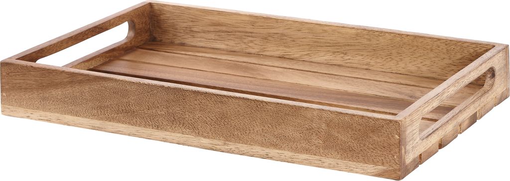 Schaal 39.7cm x 25.8cm h 5.0cm Rustic Acacia Wood Churchill