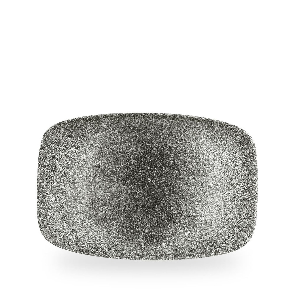 Schaal rechthoek 30.0cm x 19.9cm Studio Prints Raku Quartz Black Churchill