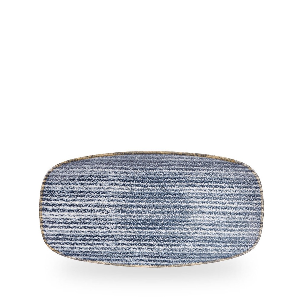 Schaal rechthoek 29.8cm x 15.3cm Studio Prints Homespun Slate Blue Churchill