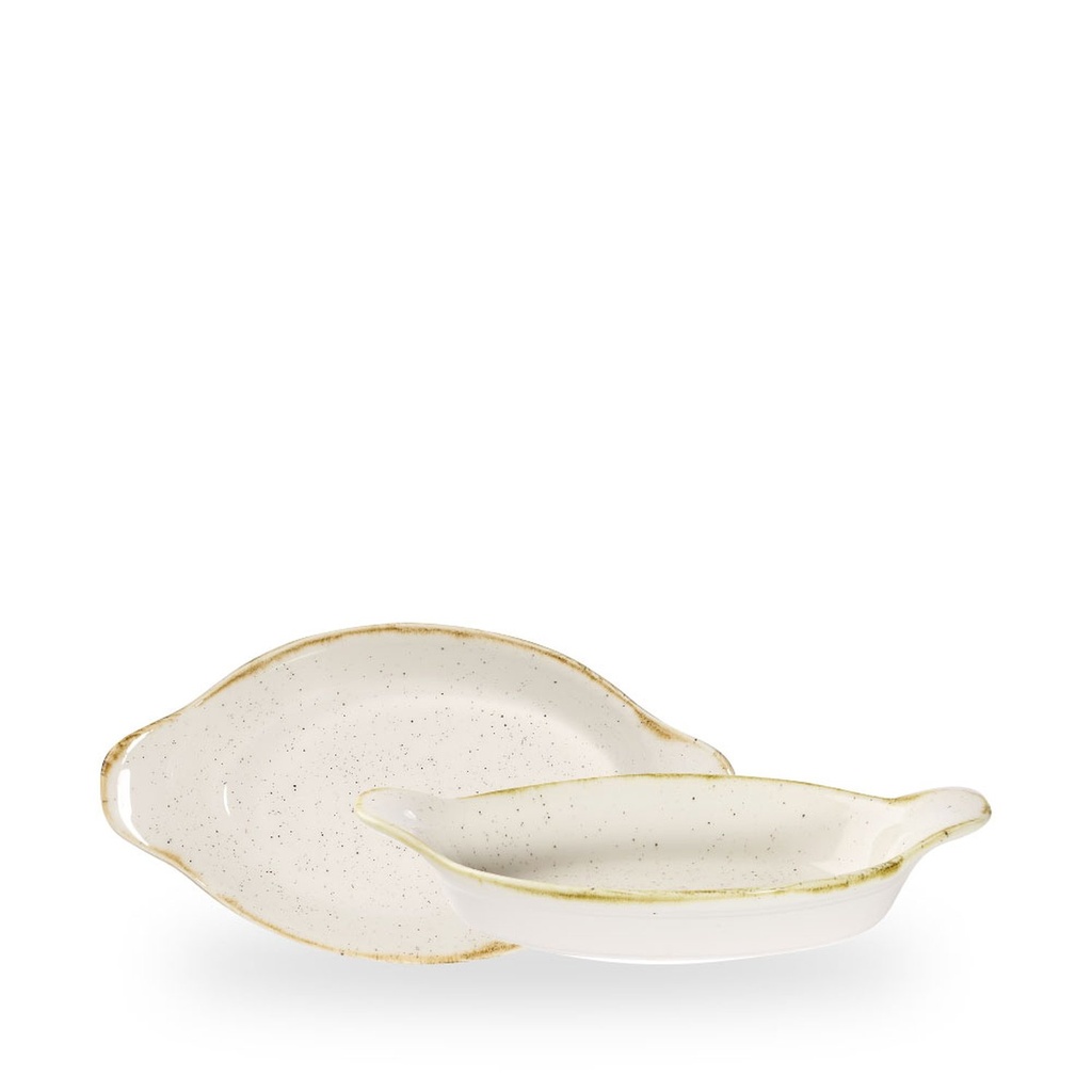 Schaal ovaal 23.2cm x 12.5cm 38.0cl Stonecast Barley White Churchill