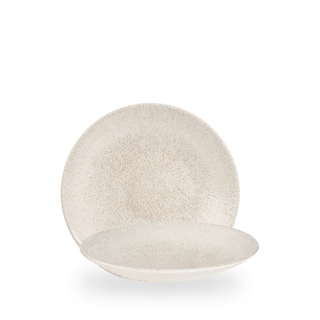 Bord coupe diep 22.5cm Raku agate grey Churchill