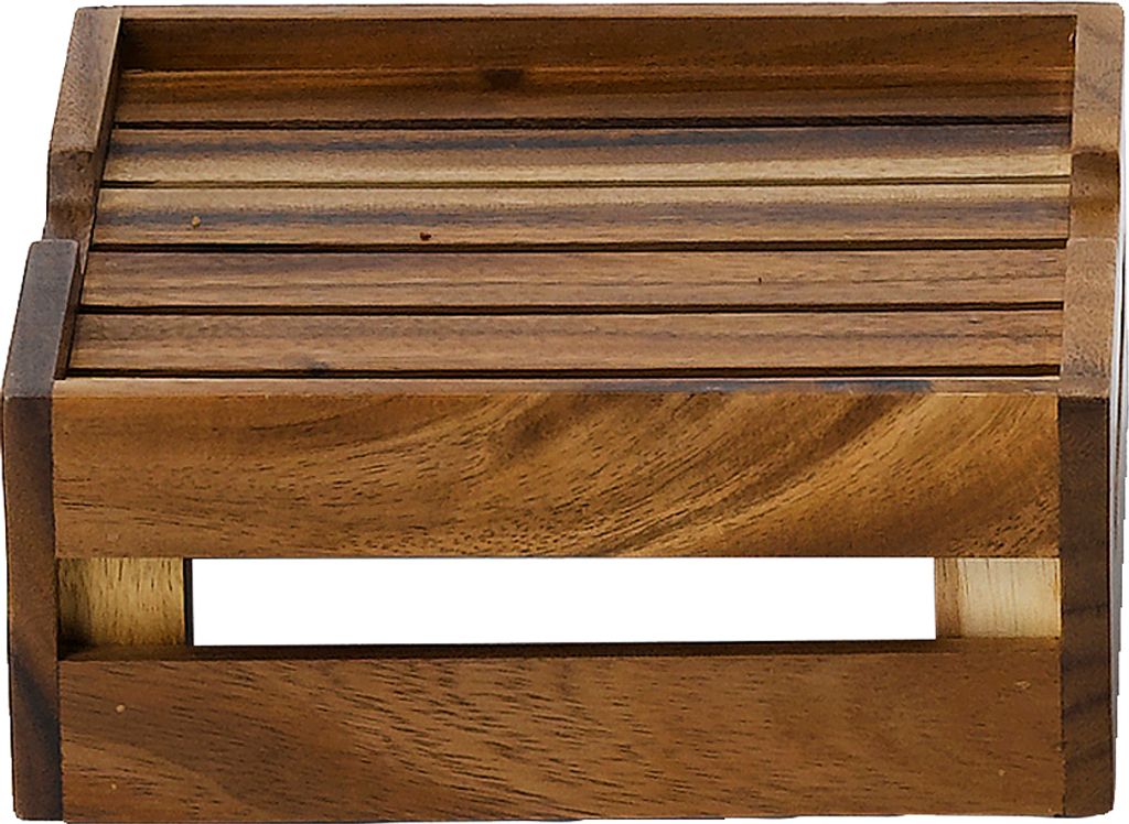 Schaal 25.8cm x 22.15cm h 9.4cm Rustic Acacia Wood Churchill