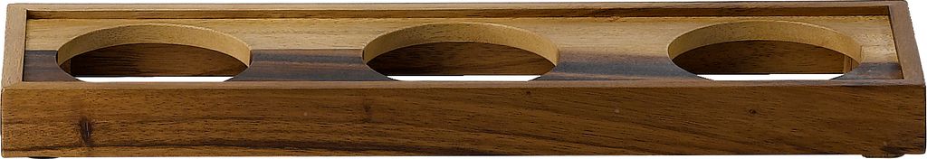 Schaal 44.5cm x 13.0cm h 3.9cm Rustic Acacia Wood Churchill