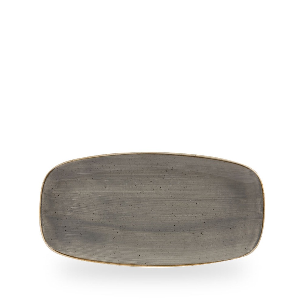 Schaal rechthoek 29.8cm x 15.3cm Stonecast grey Churchill