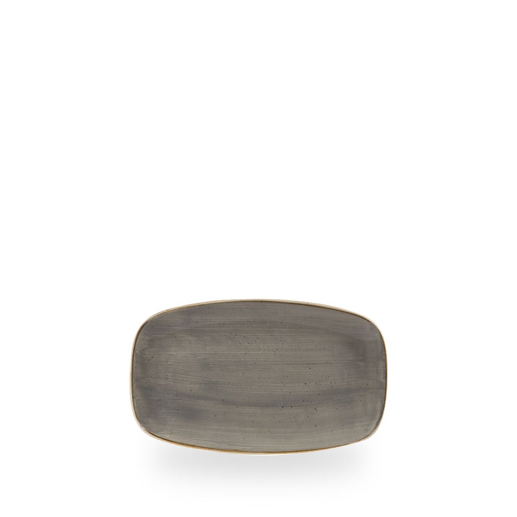Schaal rechthoek 20.0cm x 12.1cm Stonecast Grey Churchill
