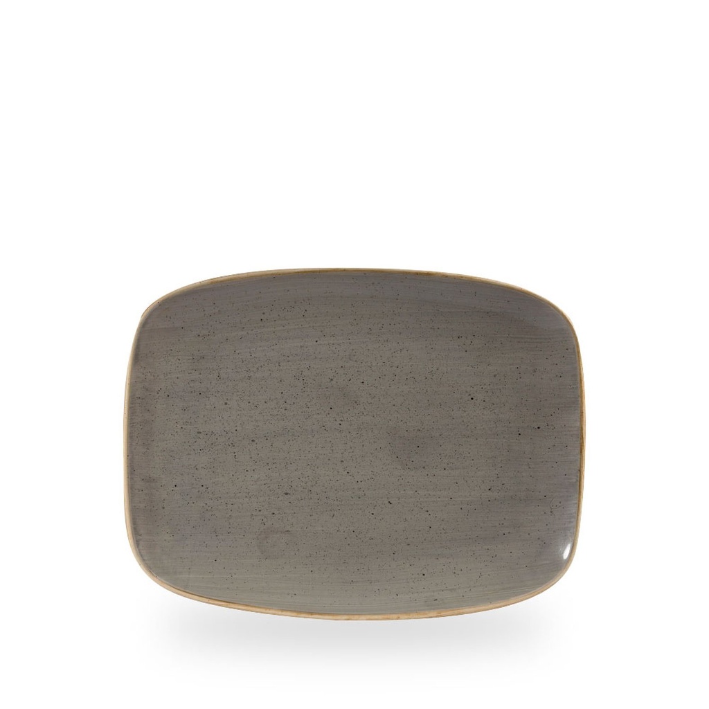 Schaal rechthoek 26.1cm x 20.2cm Stonecast Grey Churchill