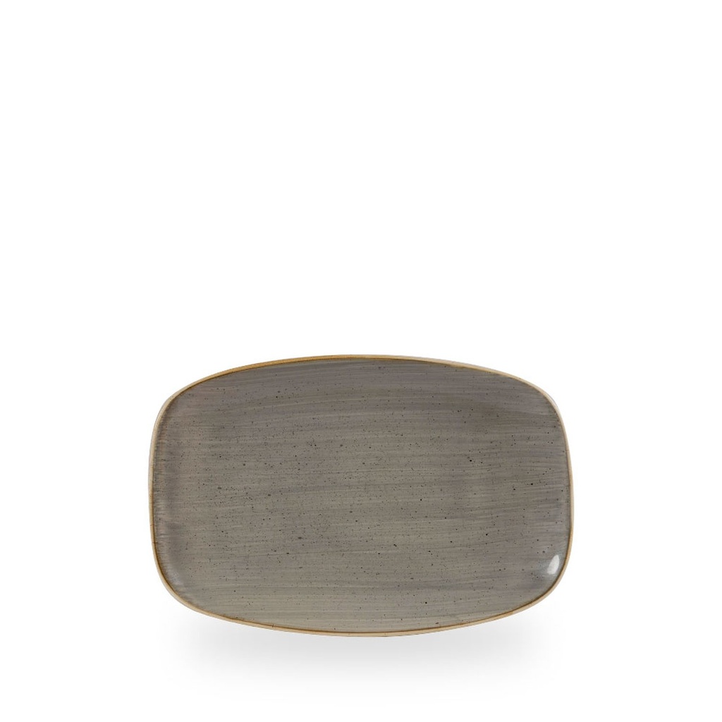 Bord plat 23.7cm x 15.7cm Stonecast Grey Churchill