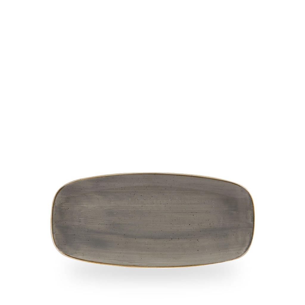 Schaal rechthoek 26.9cm x 12.7cm Stonecast Grey Churchill
