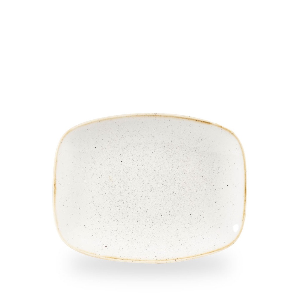 Schaal rechthoek 26.1cm x 20.2cm Stonecast Barley White Churchill