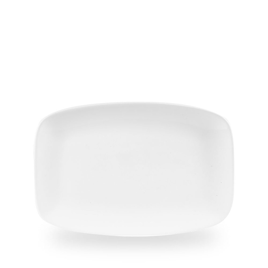 Schaal rechthoek 30.0cm x 19.9cm X Squared White Churchill