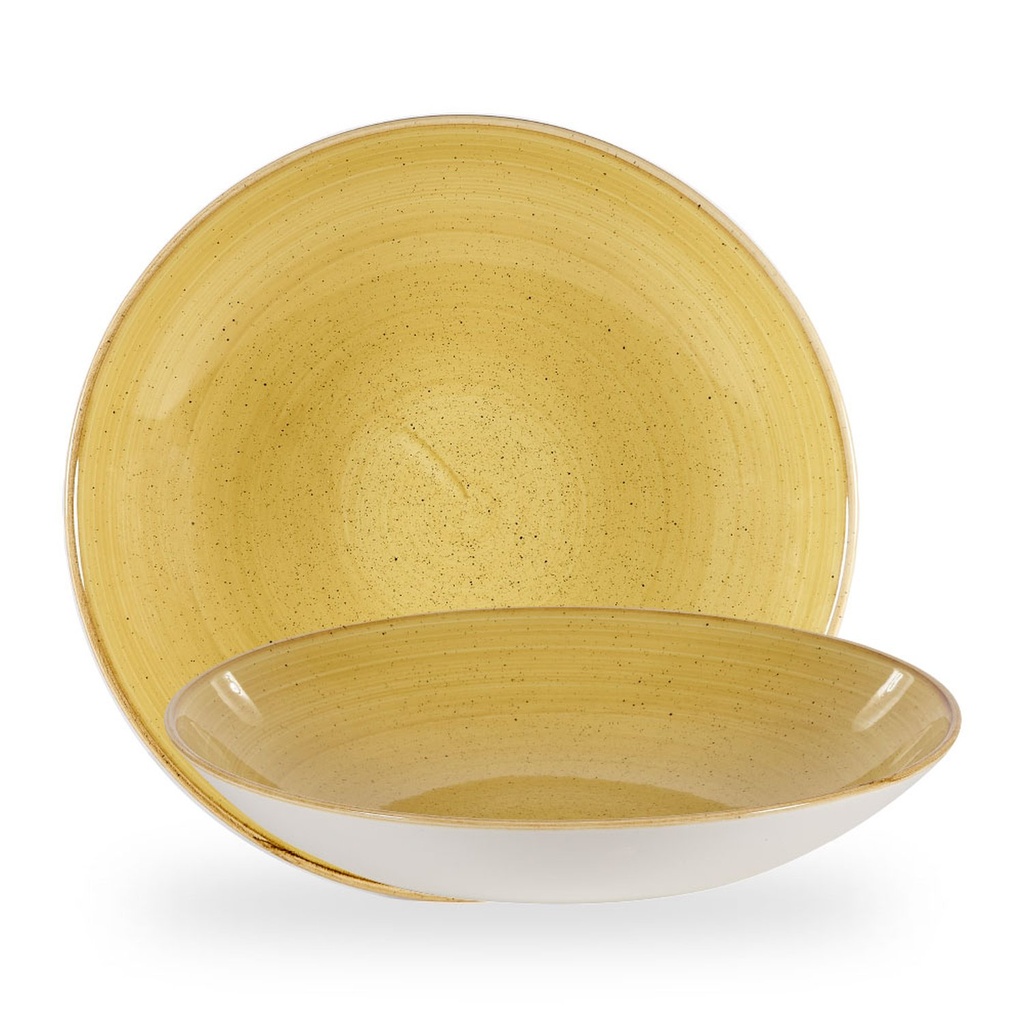 Bord coupe diep 31.0cm 240.0cl Stonecast Mustard Churchill