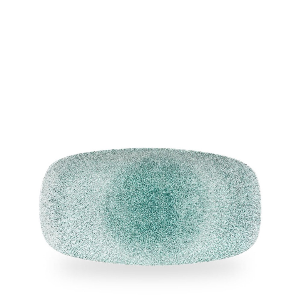 Schaal rechthoek 29.8cm x 15.3cm Raku jade green Churchill