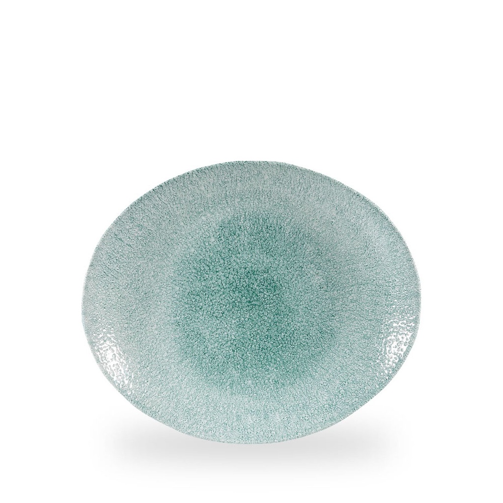 Bord coupe 27.0cm x 22.9cm Studio Prints Raku Jade Green Churchill