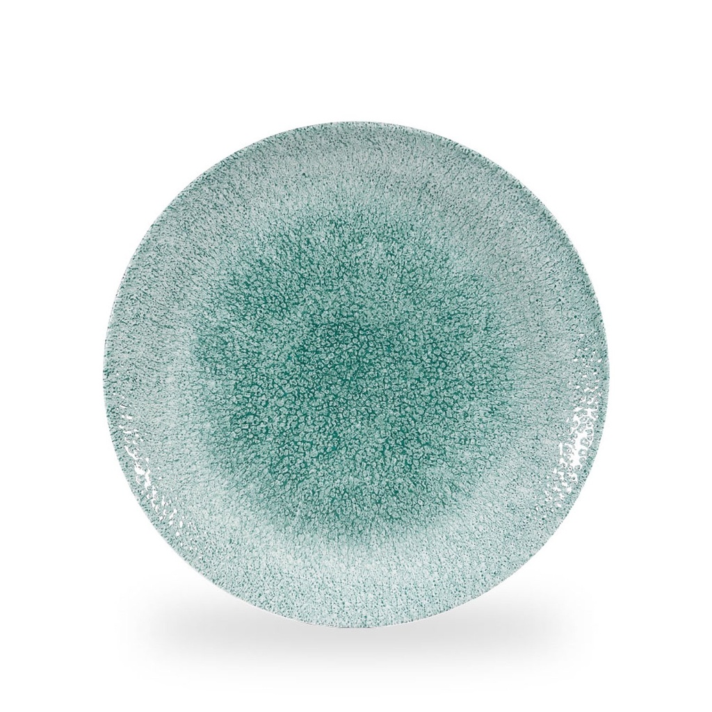 Bord coupe 28.8cm Raku jade green Churchill