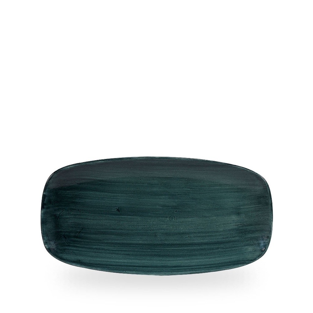 Schaal rechthoek 29.8cm x 15.3cm Stonecast patina rustic teal Churchill