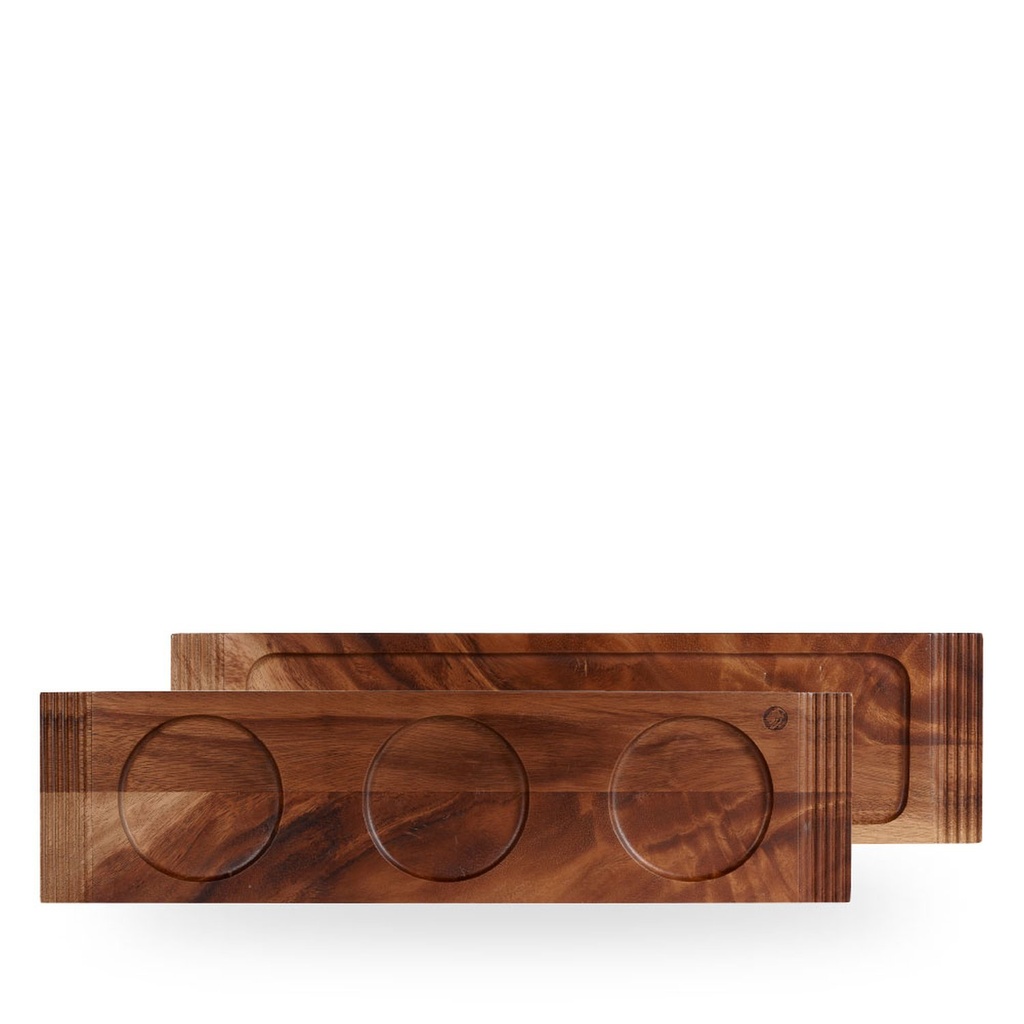 Schaal 49.5cm x 13.0cm Rustic Acacia Wood Churchill