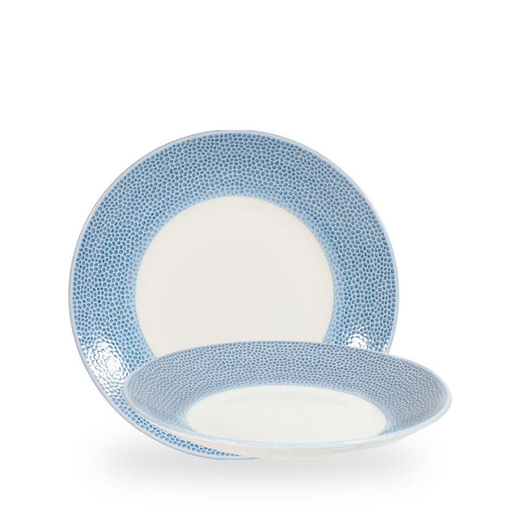 Bord coupe diep 25.5cm h 3.5cm Isla Spinwash Ocean Blue Churchill