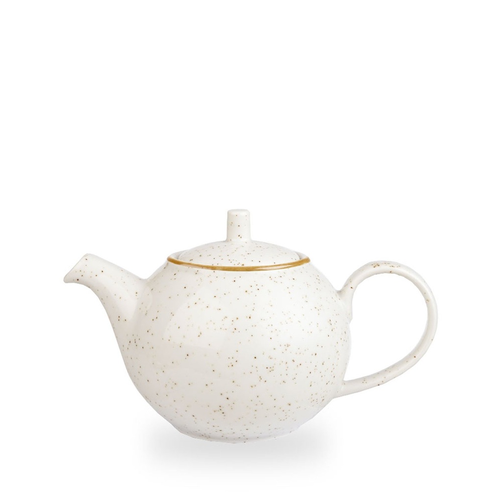 Theepot h 15.0cm 85.2cl Stonecast barley white Churchill