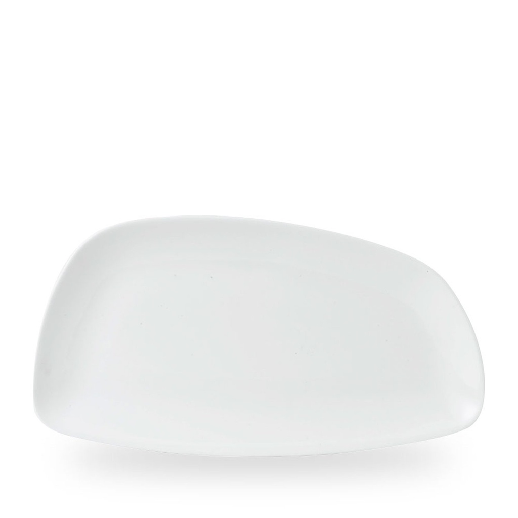 Bord plat 35.0cm x 18.5cm Chefs plates white Churchill