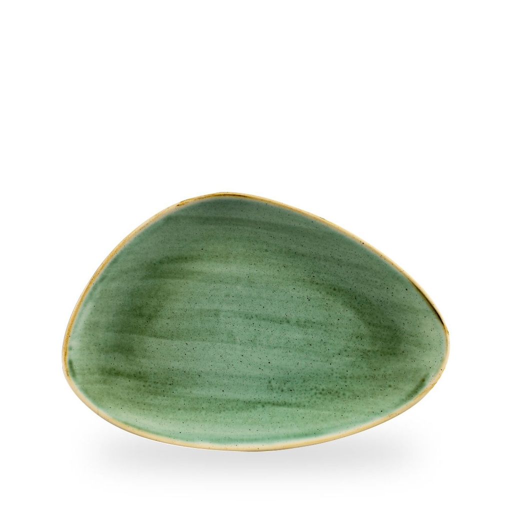 Bord plat 30.4cm x 20.5cm Stonecast Samphire Green Churchill