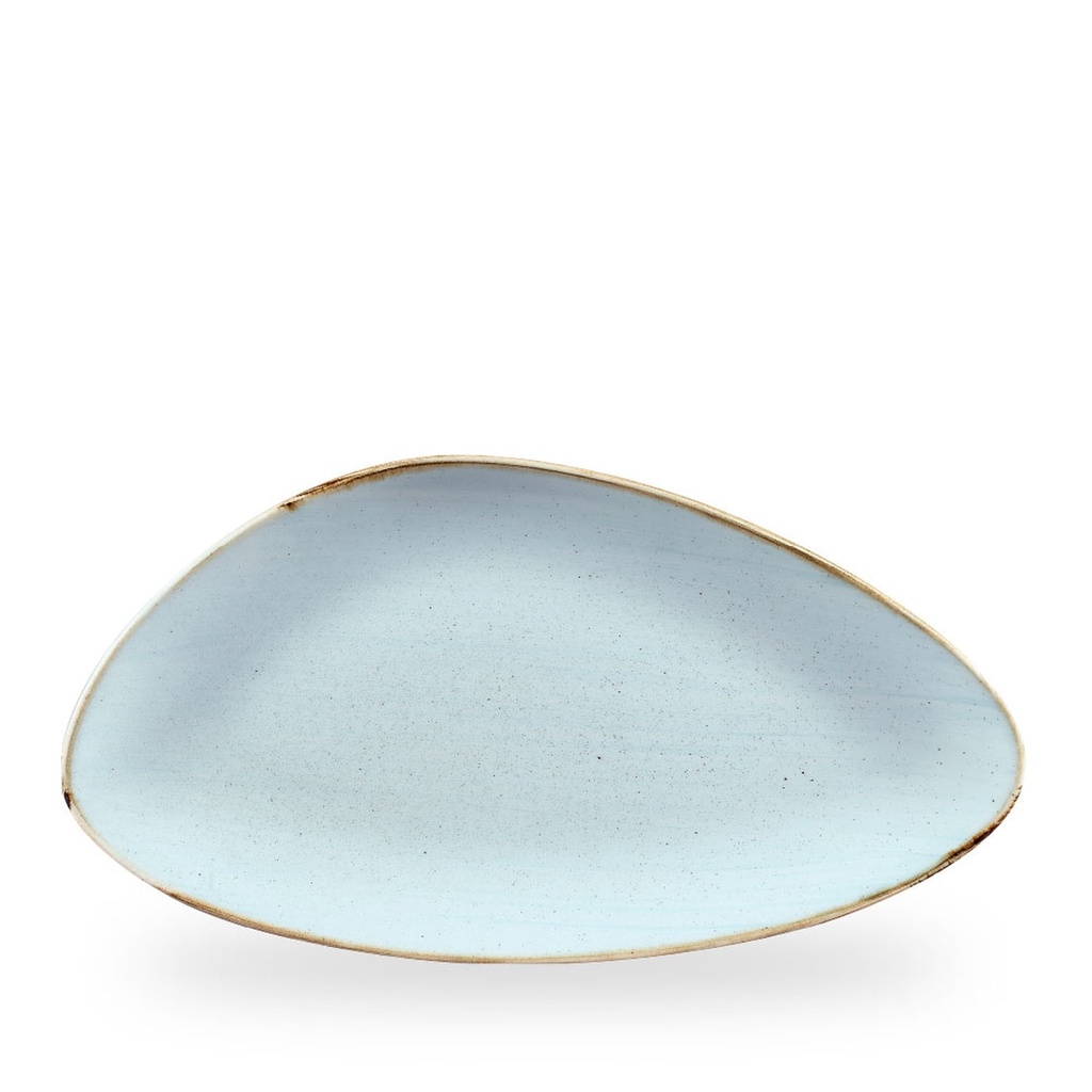 Bord plat 35.5cm x 18.8cm Stonecast Duck Egg Churchill