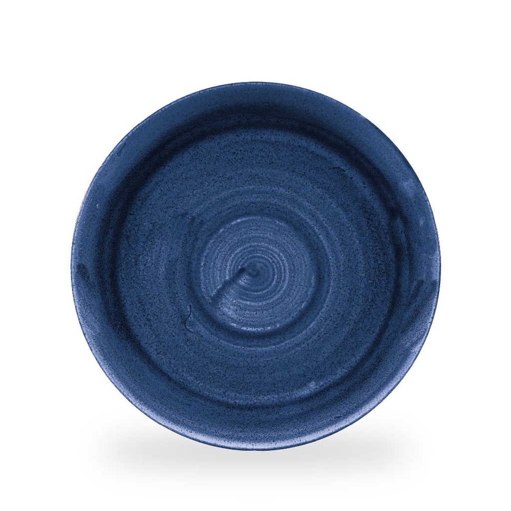 Bord coupe 28.8cm Stonecast patina cobalt blue Churchill