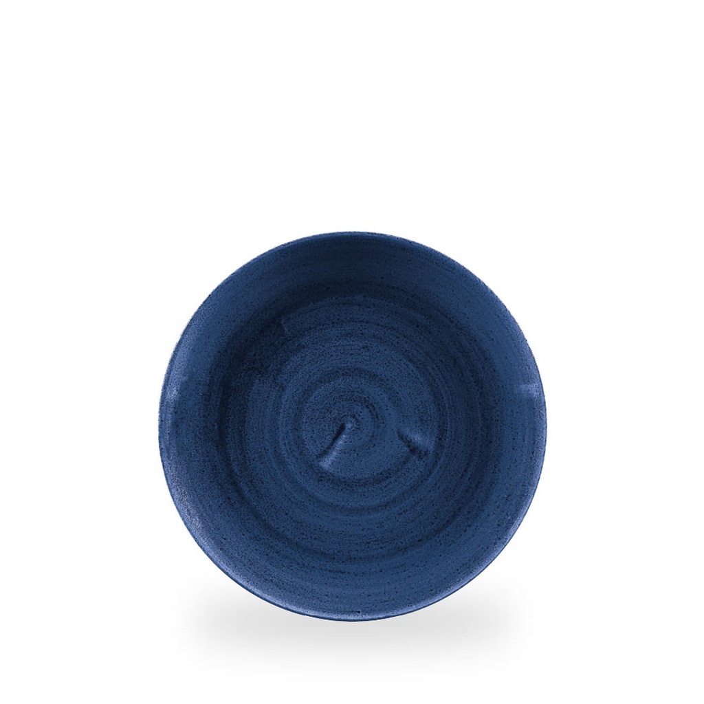 Bord coupe 21.7cm Stonecast patina cobalt blue Churchill