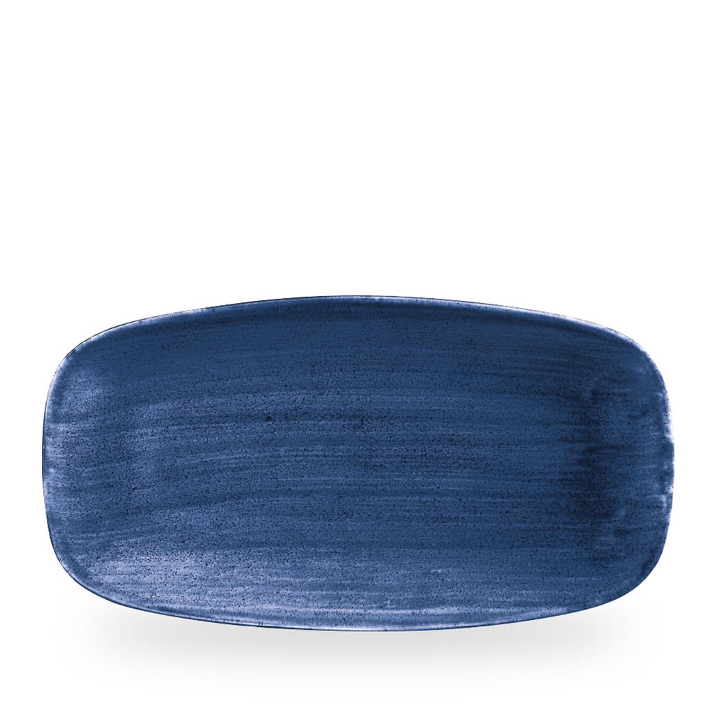 Schaal rechthoek 35.5cm x 18.9cm Stonecast Patina Cobalt Blue Churchill