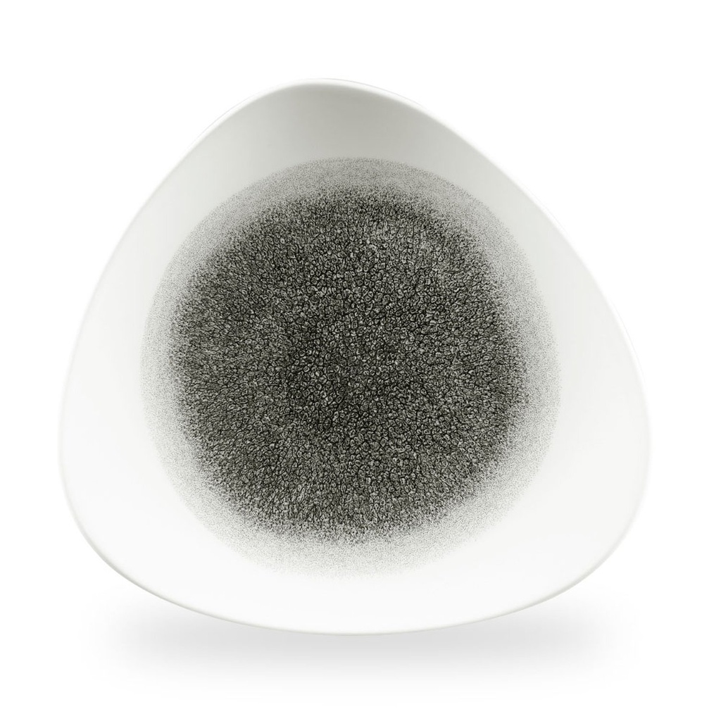 Bord plat 31.1cm Studio Prints Raku Quartz Black Churchill