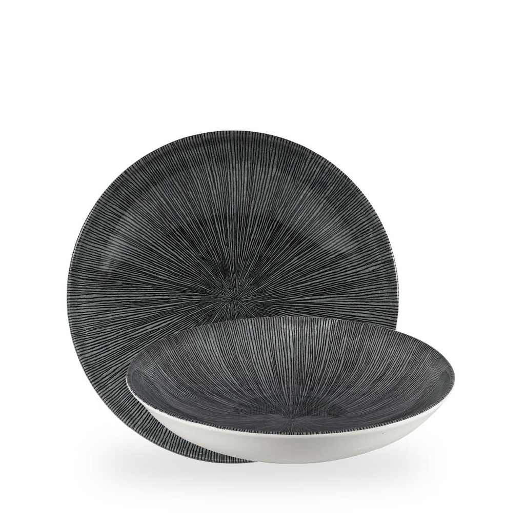 Bord coupe diep 24.8cm 113.6cl Studio Prints Agano Black Churchill