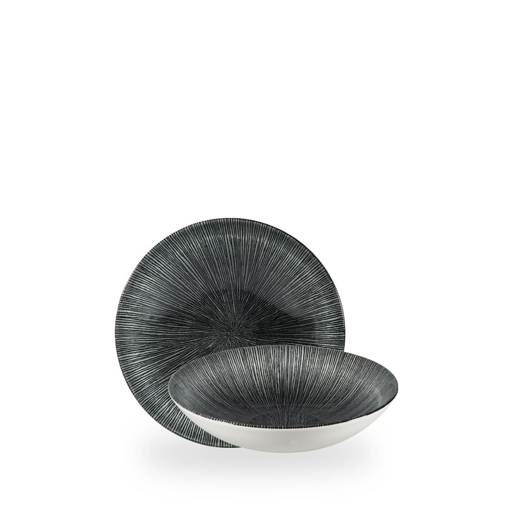Bord coupe diep 18.2cm 42.6cl Studio Prints Agano Studio Prints Agano Black Churchill
