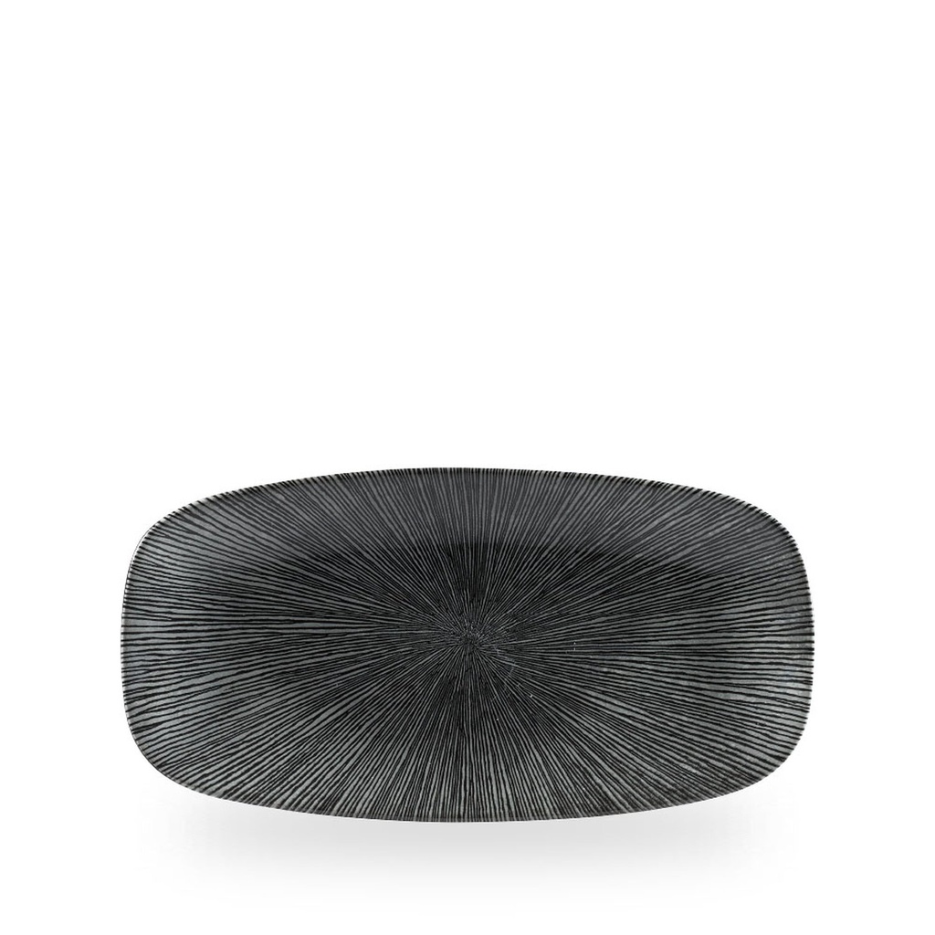 Schaal rechthoek 29.8cm x 15.3cm Studio prints agano black Churchill