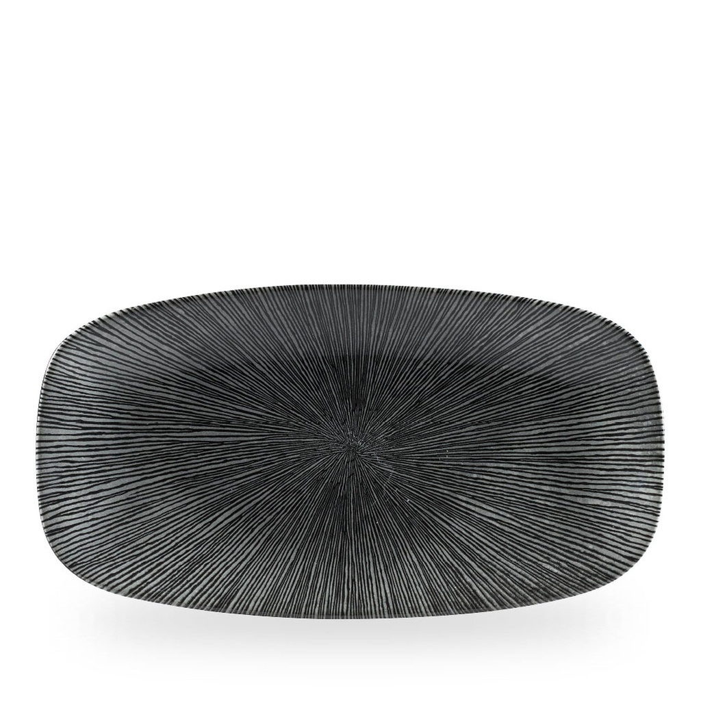 Schaal rechthoek 35.5cm x 18.9cm Studio prints agano black Churchill