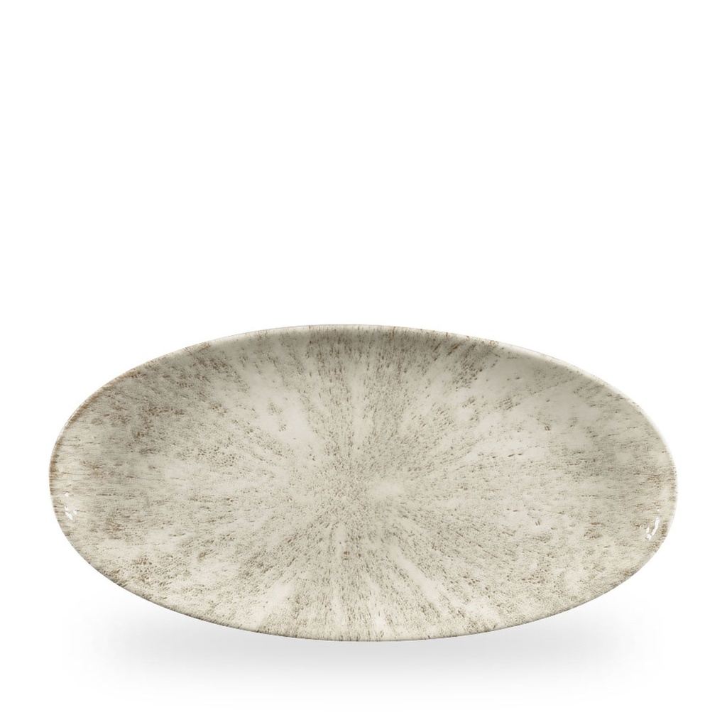 Schaal ovaal 34.7cm x 17.3cm Stone agate grey Churchill