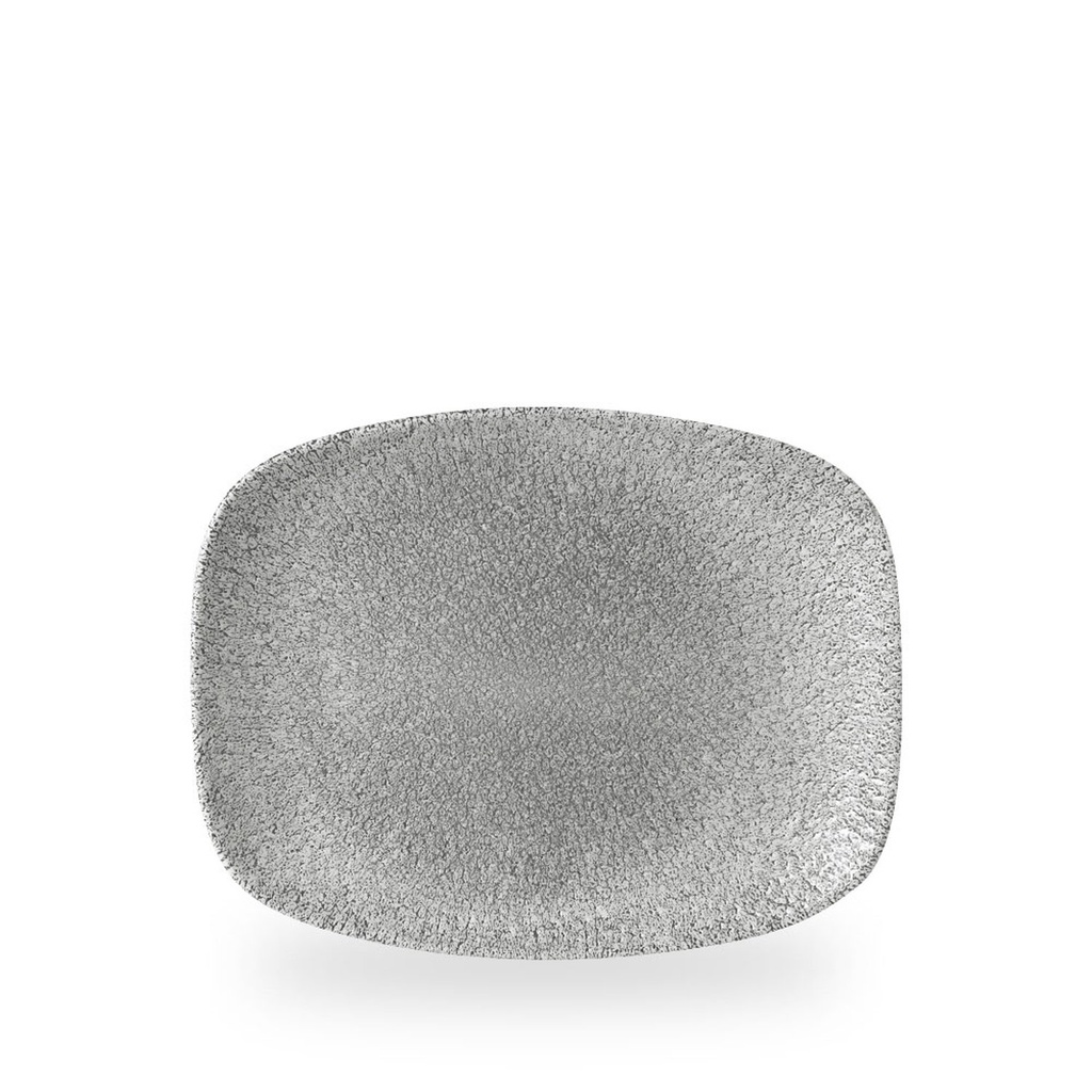 Bord plat 26.1cm x 20.2cm Studio Prints Raku Jasper Grey Churchill