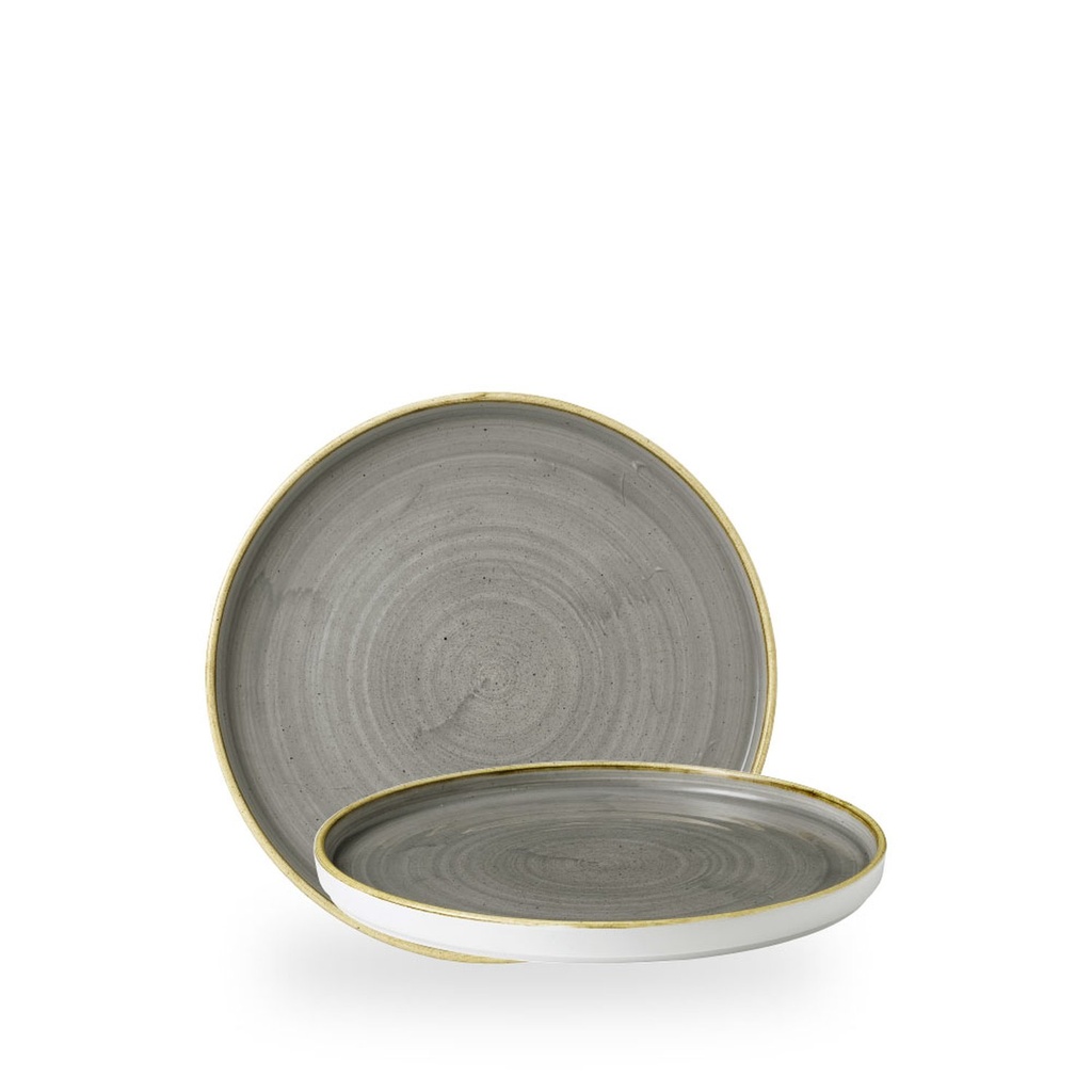 Bord plat 21.0cm h 2.0cm Stonecast Grey Churchill
