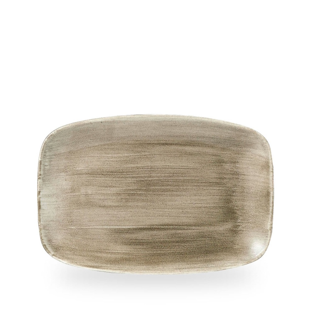 Schaal rechthoek 30.0cm x 19.9cm Stonecast patina antique taupe Churchill