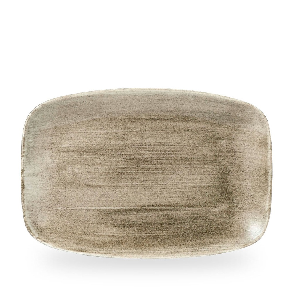 Schaal rechthoek 34.4cm x 23.4cm Stonecast Patina Antique Taupe Churchill