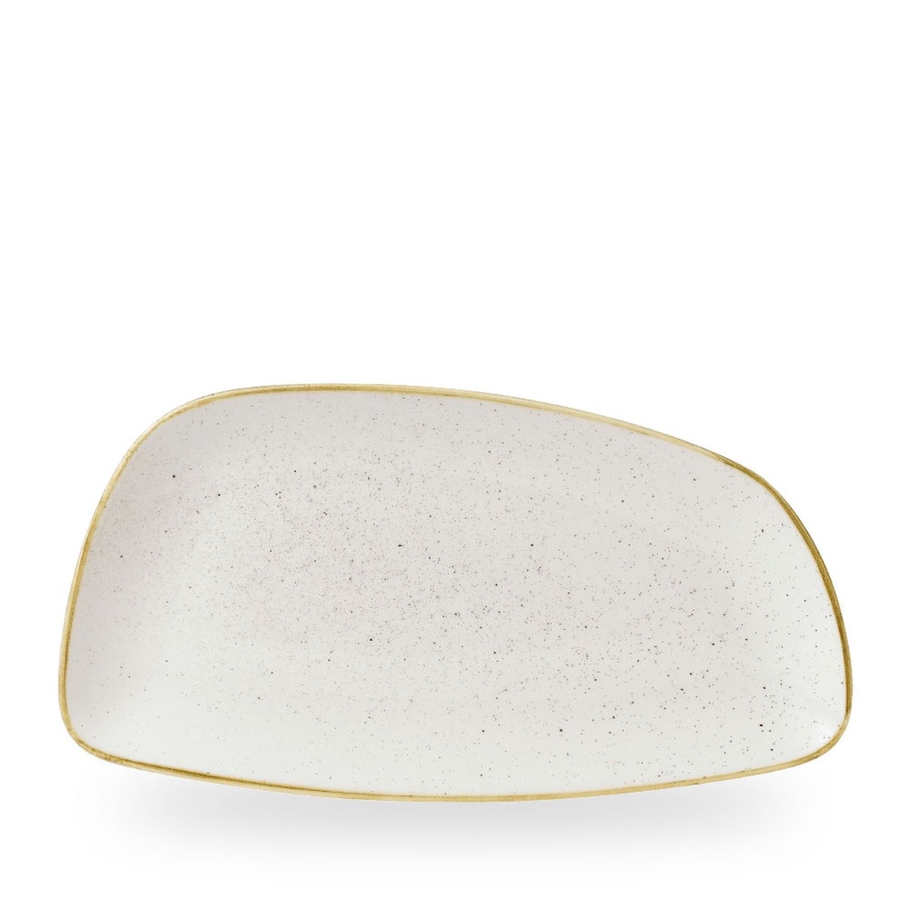 Bord plat 35.0cm x 18.5cm Stonecast Barley White Churchill