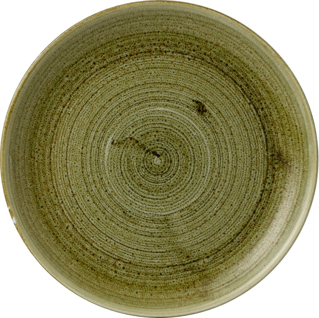Bord coupe 26.0cm Stonecast plume olive Churchill
