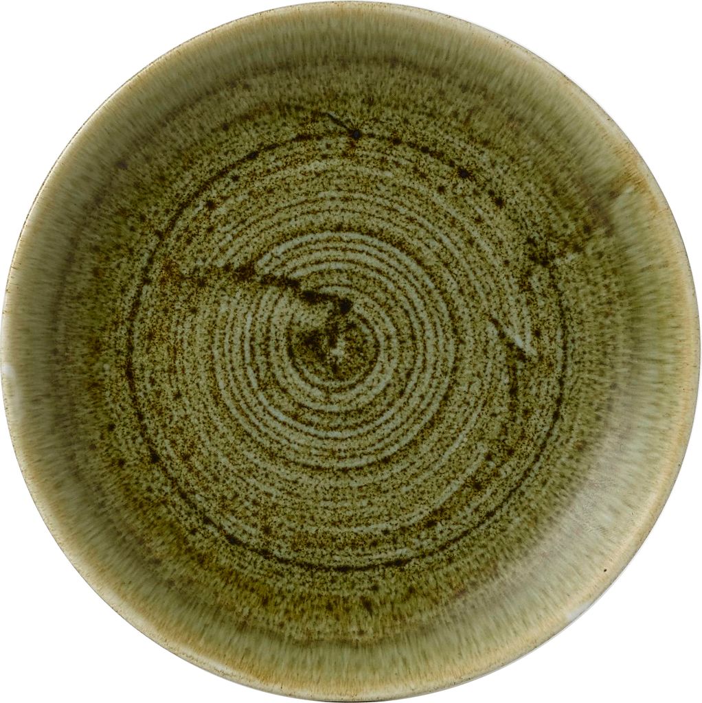 Bord coupe 16.5cm Stonecast plume Churchill