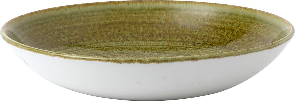 Bord coupe diep 24.8cm 113.6cl Stonecast Plume Olive Churchill